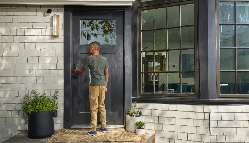 Vivint Smart Lock on home in Spokane