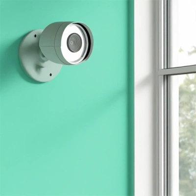 Spokane vivint camera facing a window